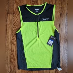 Mens Core+ Tri Tank - Safety Yellow Size MEDIUM